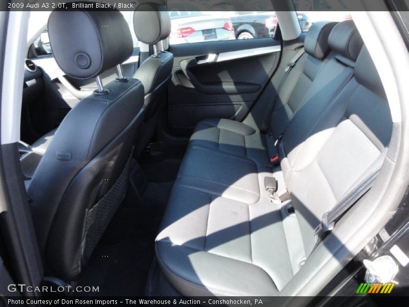 Brilliant Black / Black 2009 Audi A3 2.0T