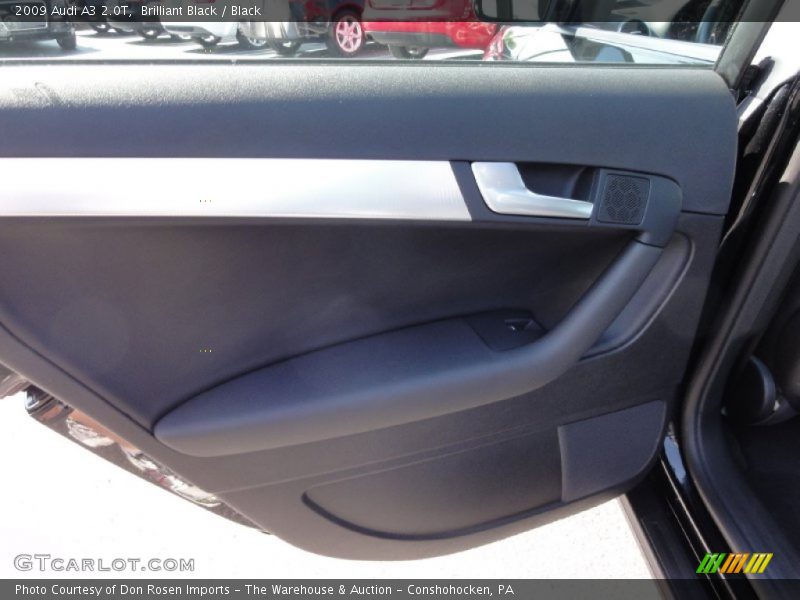 Brilliant Black / Black 2009 Audi A3 2.0T