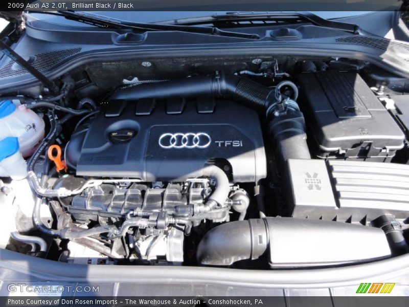 Brilliant Black / Black 2009 Audi A3 2.0T