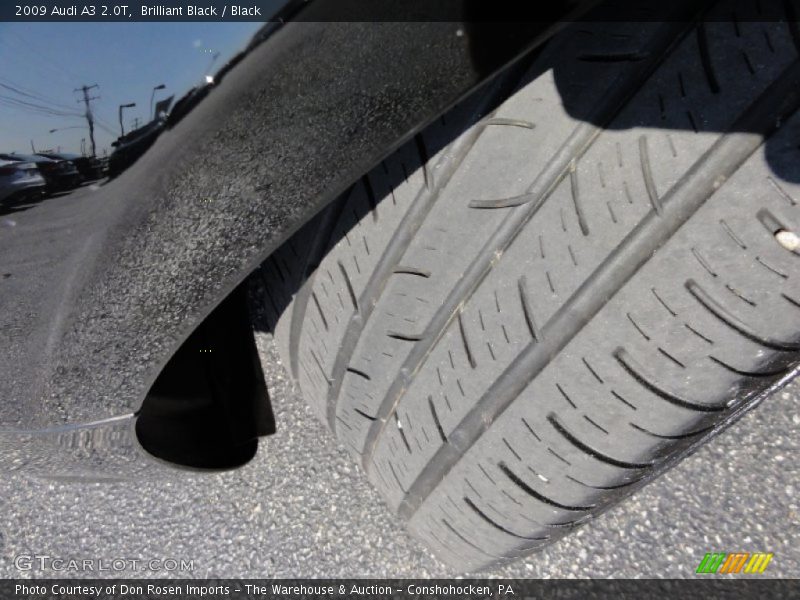 Brilliant Black / Black 2009 Audi A3 2.0T
