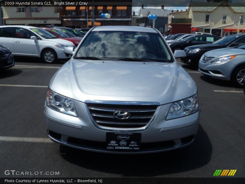 Bright Silver / Gray 2009 Hyundai Sonata GLS