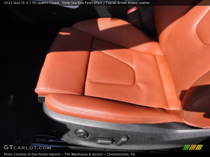 Deep Sea Blue Pearl Effect / Tuscan Brown Milano Leather 2011 Audi S5 4.2 FSI quattro Coupe