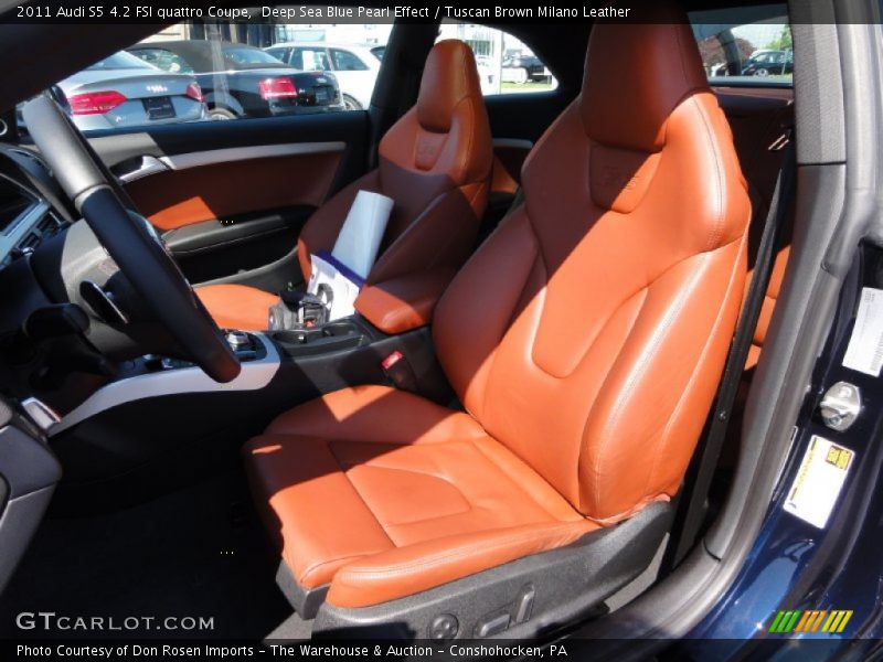 Front Seat of 2011 S5 4.2 FSI quattro Coupe