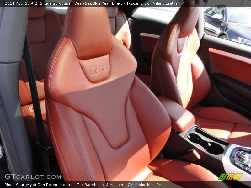  2011 S5 4.2 FSI quattro Coupe Tuscan Brown Milano Leather Interior
