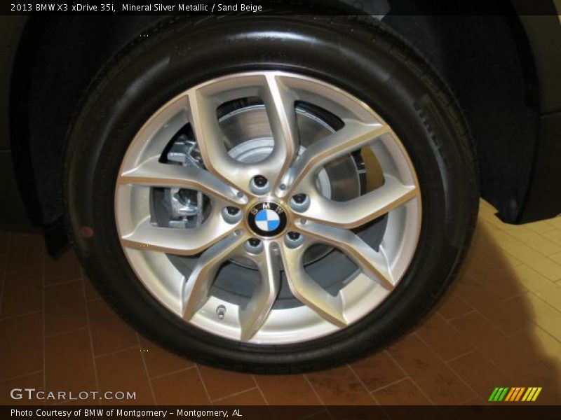  2013 X3 xDrive 35i Wheel