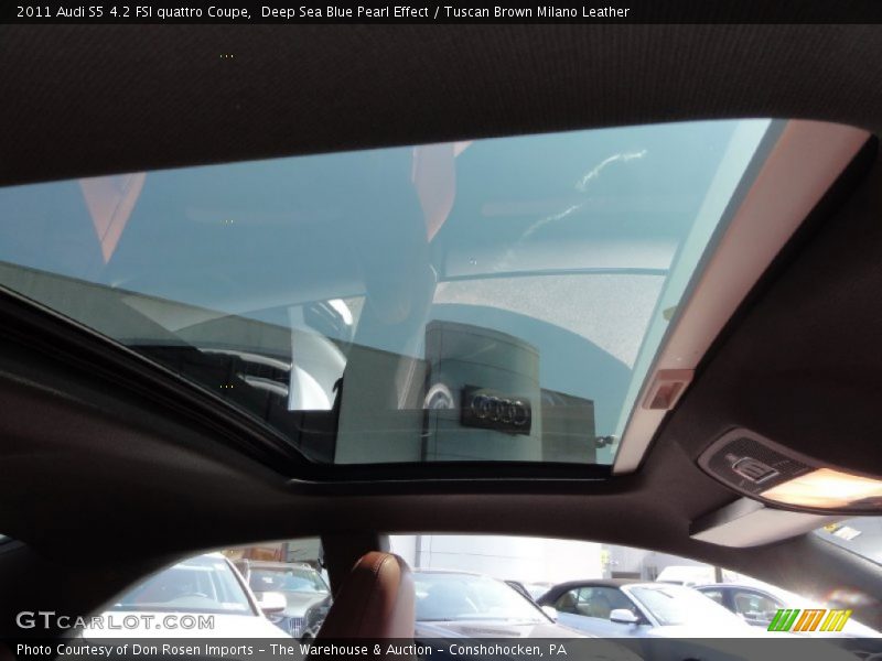 Sunroof of 2011 S5 4.2 FSI quattro Coupe