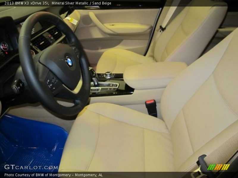  2013 X3 xDrive 35i Sand Beige Interior