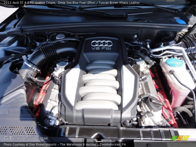  2011 S5 4.2 FSI quattro Coupe Engine - 4.2 Liter FSI DOHC 32-Valve VVT V8