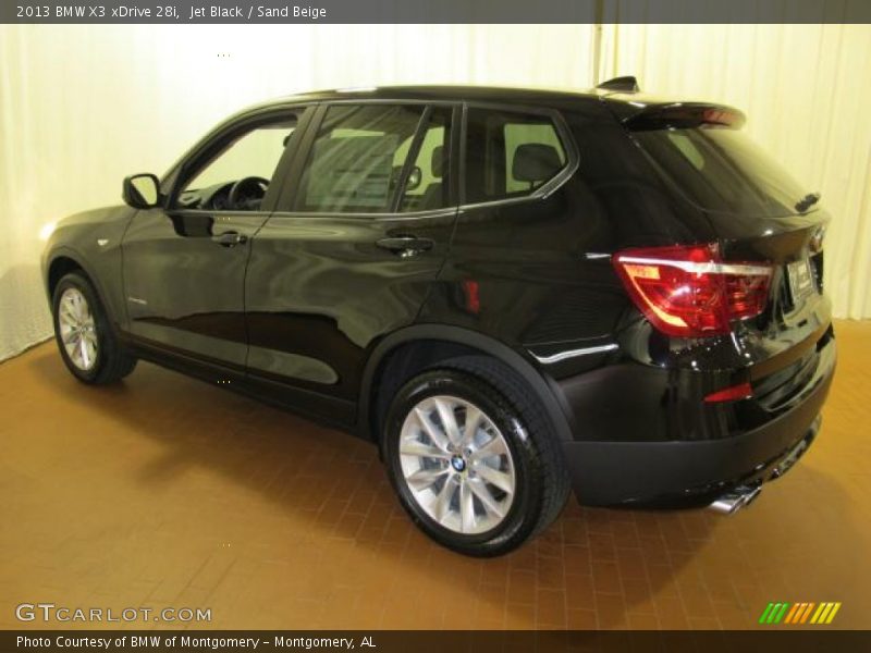 Jet Black / Sand Beige 2013 BMW X3 xDrive 28i