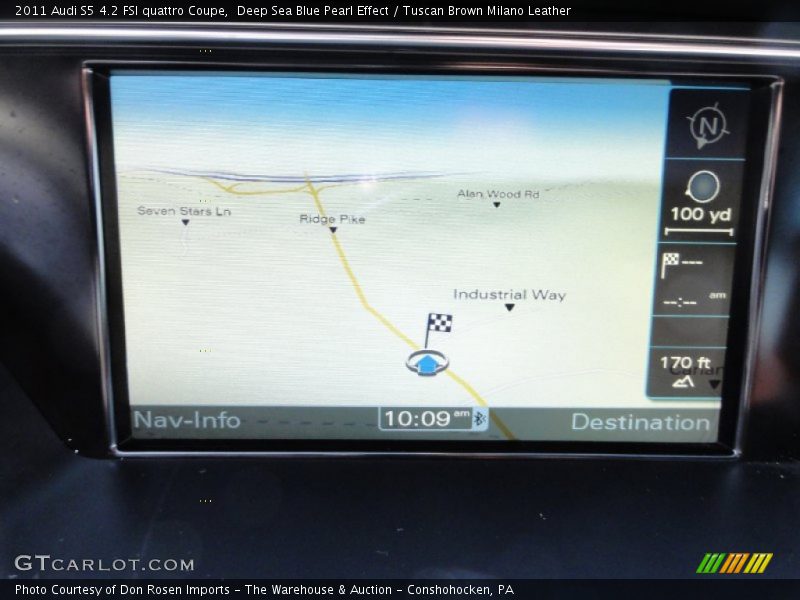 Navigation of 2011 S5 4.2 FSI quattro Coupe