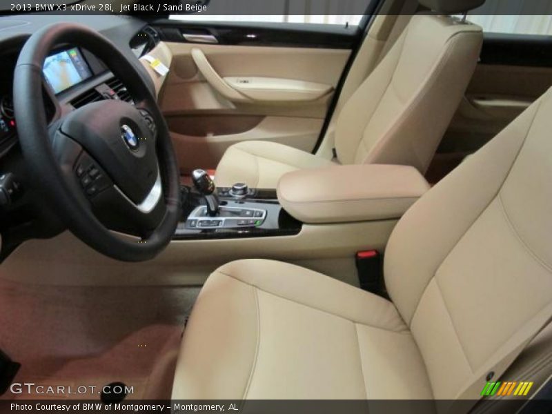 Jet Black / Sand Beige 2013 BMW X3 xDrive 28i