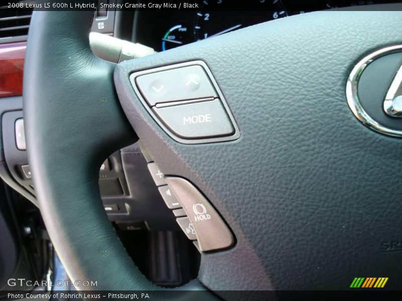 Smokey Granite Gray Mica / Black 2008 Lexus LS 600h L Hybrid