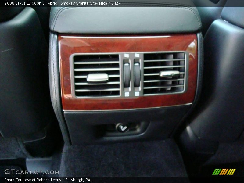 Smokey Granite Gray Mica / Black 2008 Lexus LS 600h L Hybrid