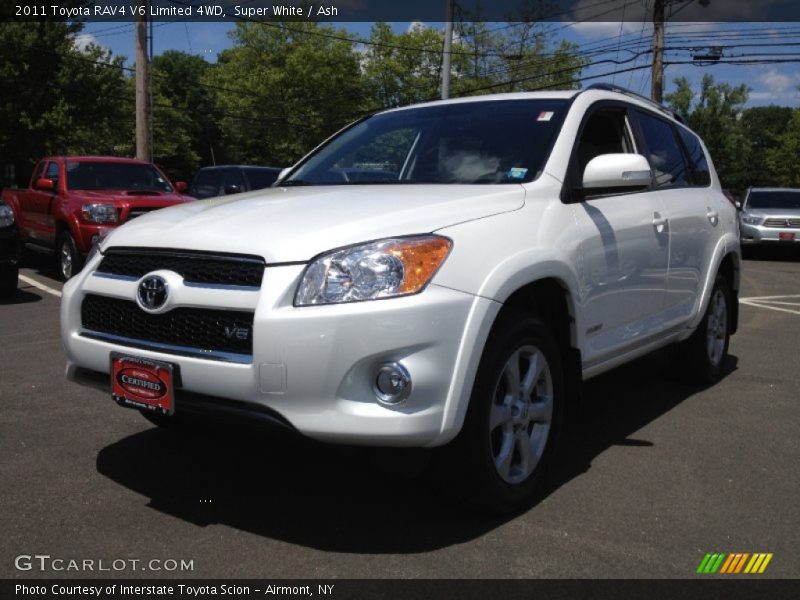 Super White / Ash 2011 Toyota RAV4 V6 Limited 4WD