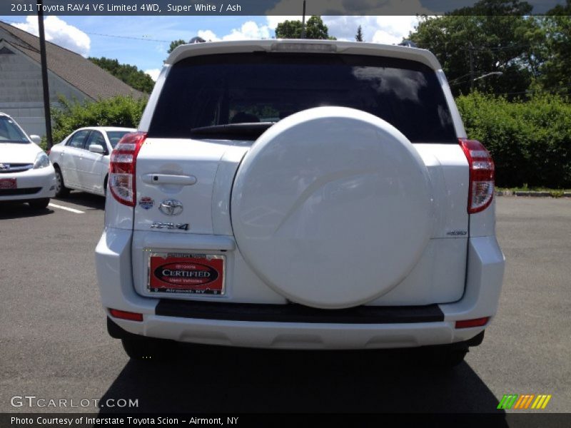 Super White / Ash 2011 Toyota RAV4 V6 Limited 4WD