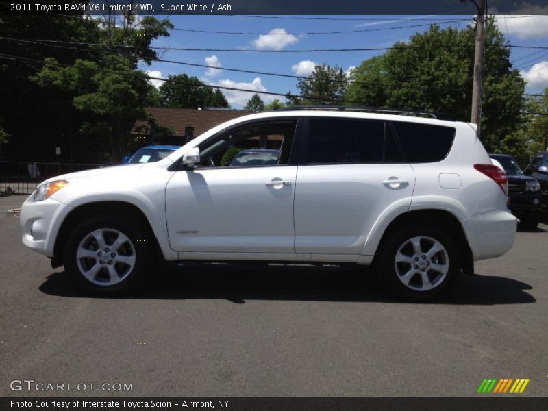 Super White / Ash 2011 Toyota RAV4 V6 Limited 4WD