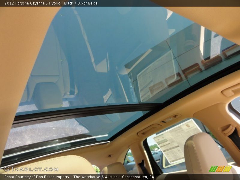 Sunroof of 2012 Cayenne S Hybrid