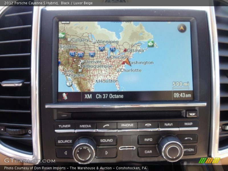 Navigation of 2012 Cayenne S Hybrid