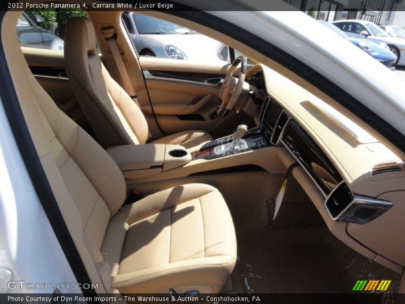 Carrara White / Luxor Beige 2012 Porsche Panamera 4