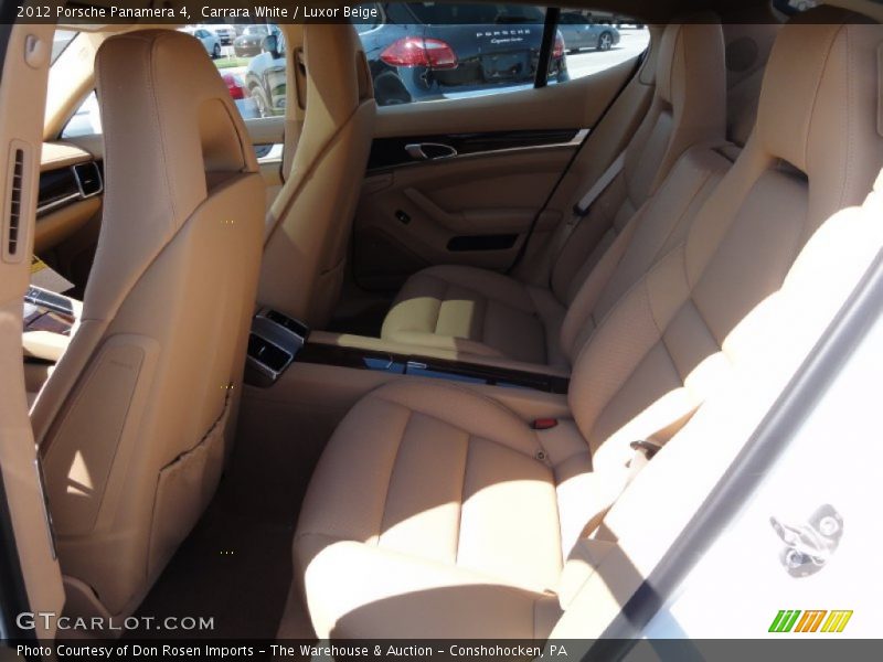 Carrara White / Luxor Beige 2012 Porsche Panamera 4