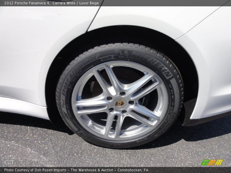 Carrara White / Luxor Beige 2012 Porsche Panamera 4