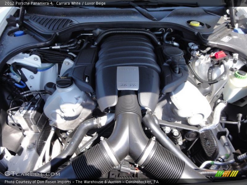 Carrara White / Luxor Beige 2012 Porsche Panamera 4