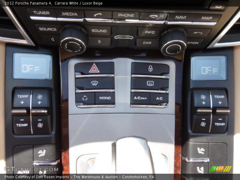 Controls of 2012 Panamera 4