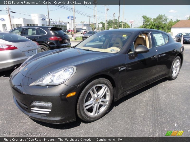 Front 3/4 View of 2012 Panamera 4