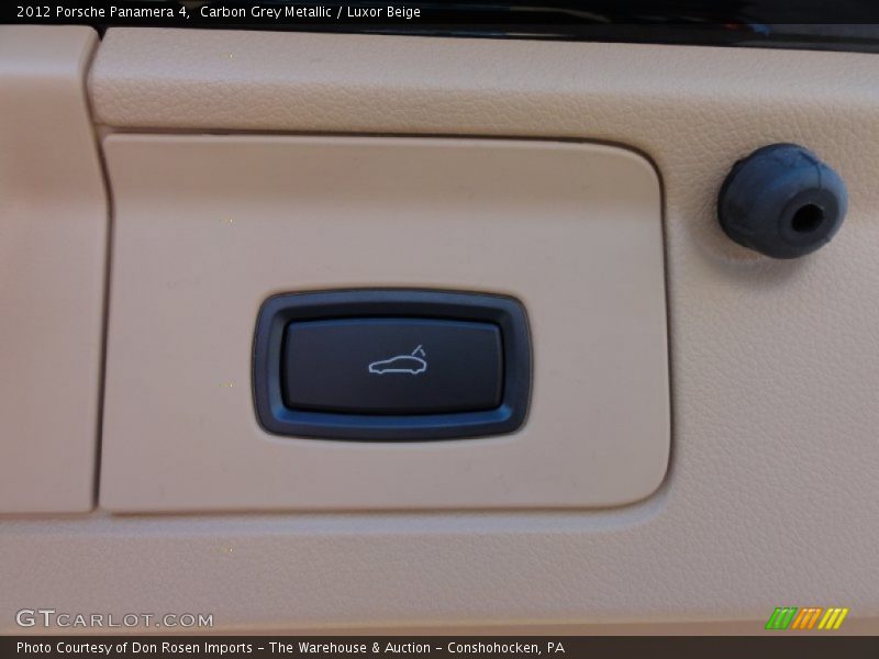 Carbon Grey Metallic / Luxor Beige 2012 Porsche Panamera 4