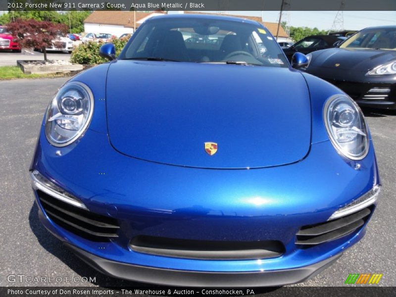 Aqua Blue Metallic / Black 2012 Porsche New 911 Carrera S Coupe