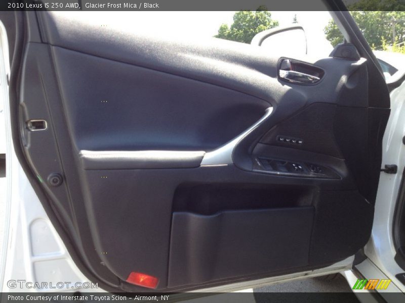 Glacier Frost Mica / Black 2010 Lexus IS 250 AWD
