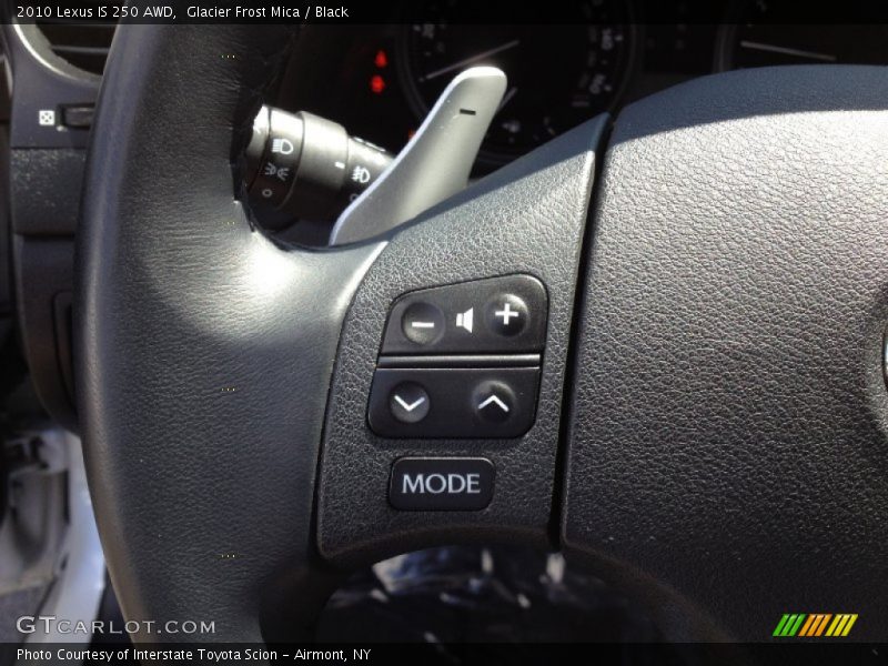 Controls of 2010 IS 250 AWD