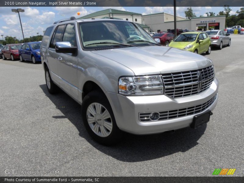 Ingot Silver Metallic / Stone 2010 Lincoln Navigator