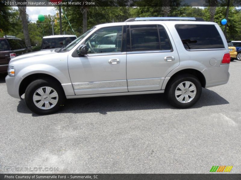Ingot Silver Metallic / Stone 2010 Lincoln Navigator