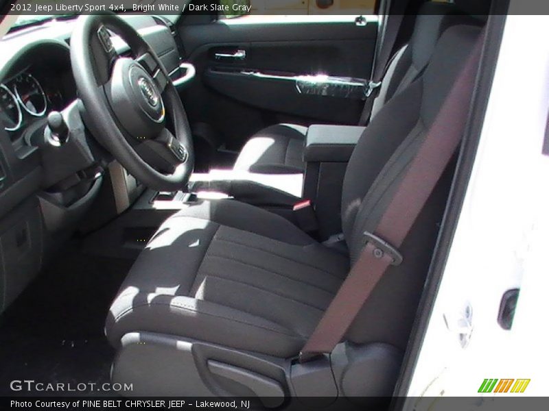 Bright White / Dark Slate Gray 2012 Jeep Liberty Sport 4x4