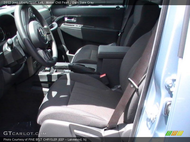 Winter Chill Pearl / Dark Slate Gray 2012 Jeep Liberty Sport 4x4