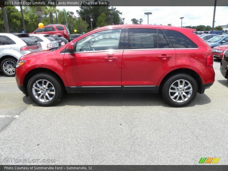 Red Candy Metallic / Charcoal Black 2011 Ford Edge Limited