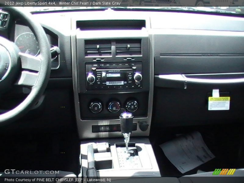 Winter Chill Pearl / Dark Slate Gray 2012 Jeep Liberty Sport 4x4