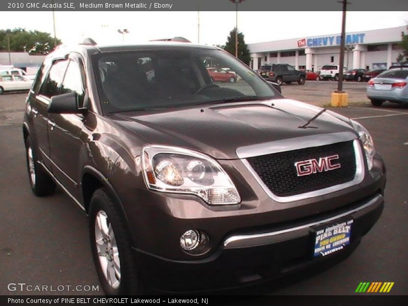 Medium Brown Metallic / Ebony 2010 GMC Acadia SLE