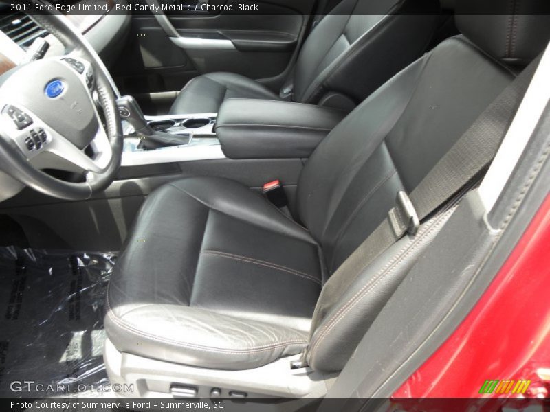 Red Candy Metallic / Charcoal Black 2011 Ford Edge Limited