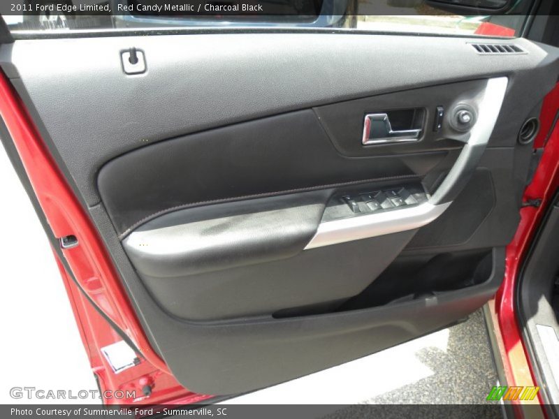 Red Candy Metallic / Charcoal Black 2011 Ford Edge Limited