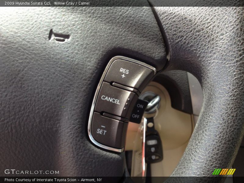 Willow Gray / Camel 2009 Hyundai Sonata GLS