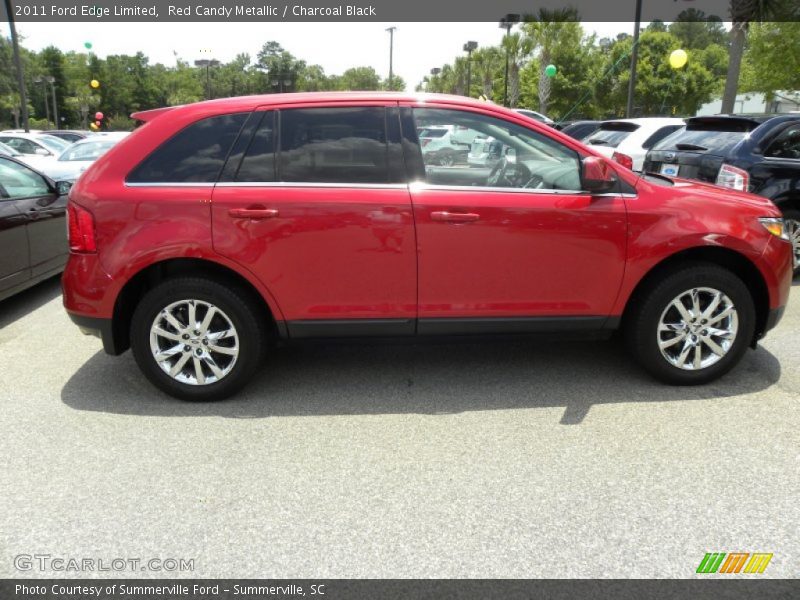 Red Candy Metallic / Charcoal Black 2011 Ford Edge Limited