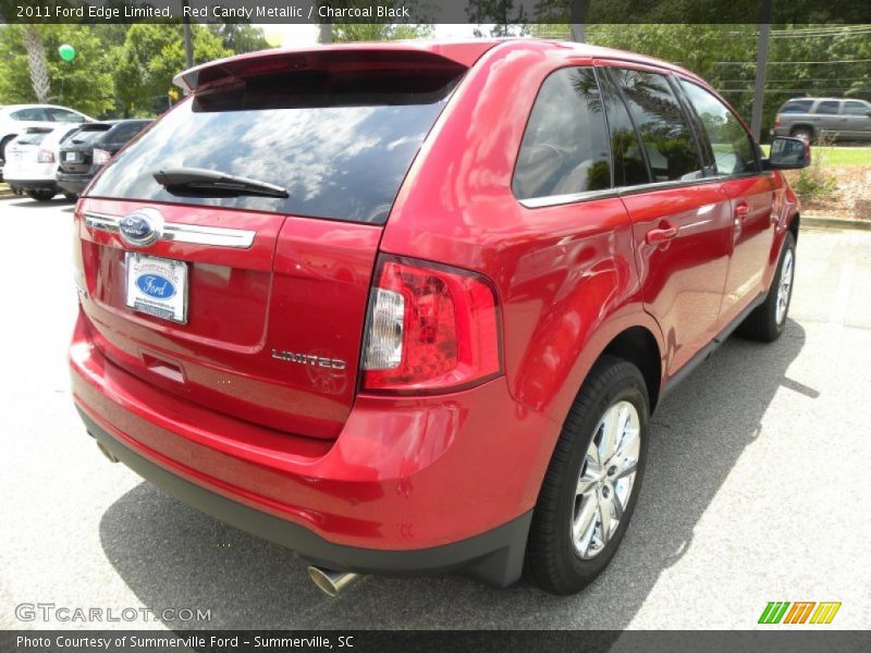 Red Candy Metallic / Charcoal Black 2011 Ford Edge Limited