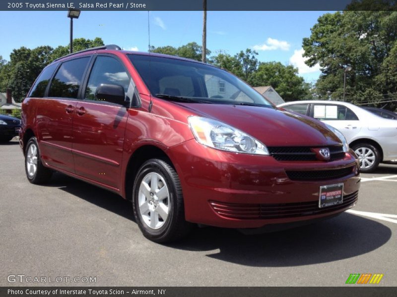 Salsa Red Pearl / Stone 2005 Toyota Sienna LE