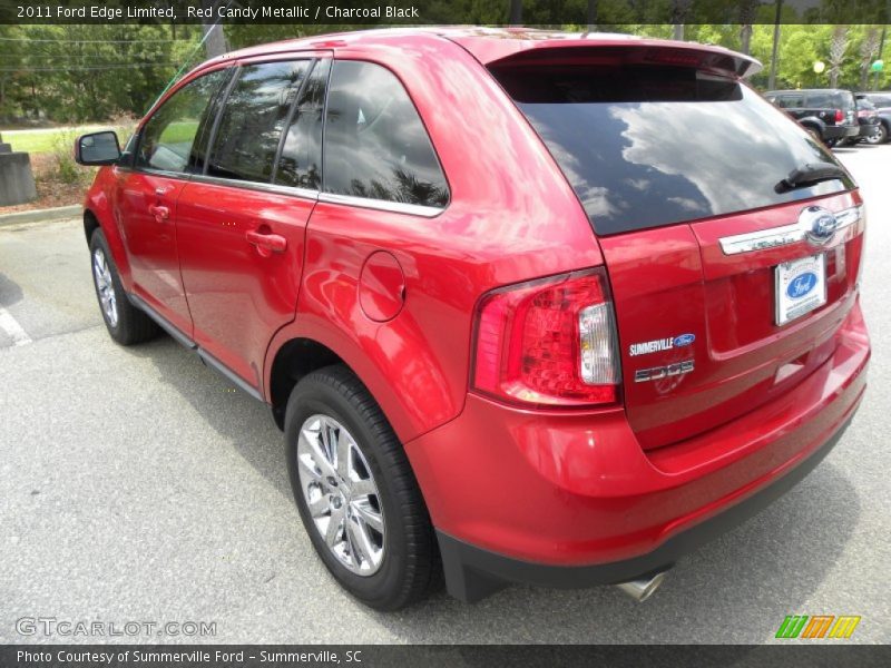 Red Candy Metallic / Charcoal Black 2011 Ford Edge Limited