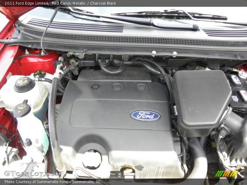 Red Candy Metallic / Charcoal Black 2011 Ford Edge Limited