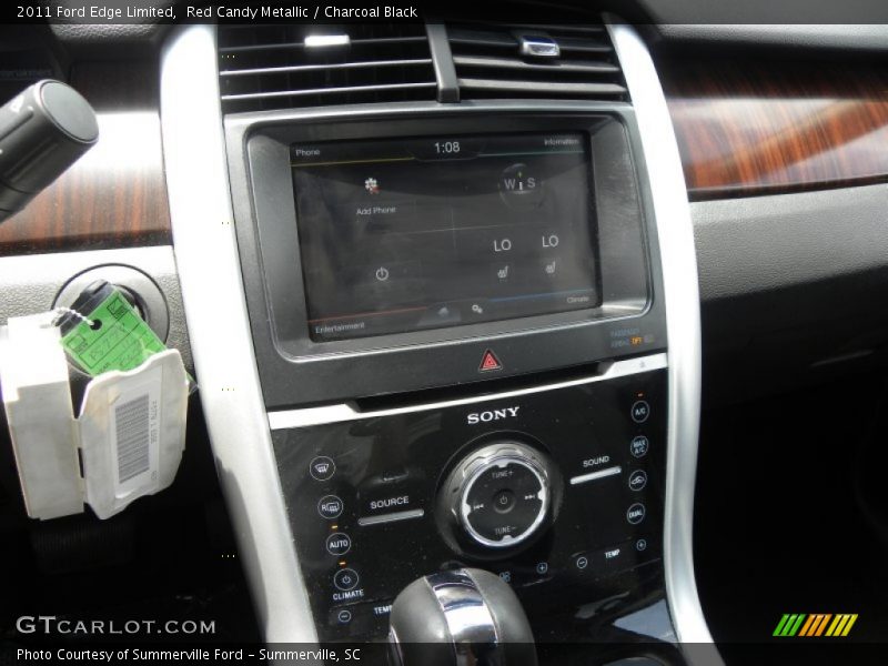 Red Candy Metallic / Charcoal Black 2011 Ford Edge Limited