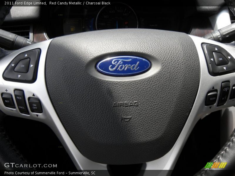 Red Candy Metallic / Charcoal Black 2011 Ford Edge Limited