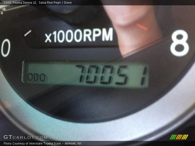Salsa Red Pearl / Stone 2005 Toyota Sienna LE